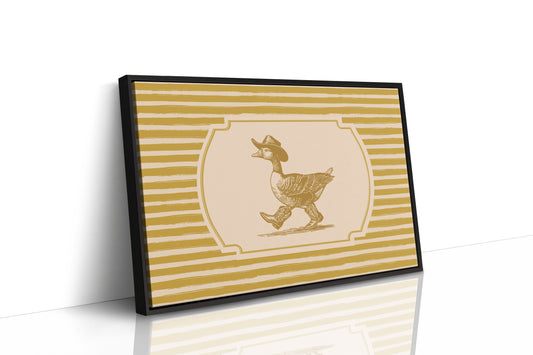 Cowboy Duck Western Wall Art