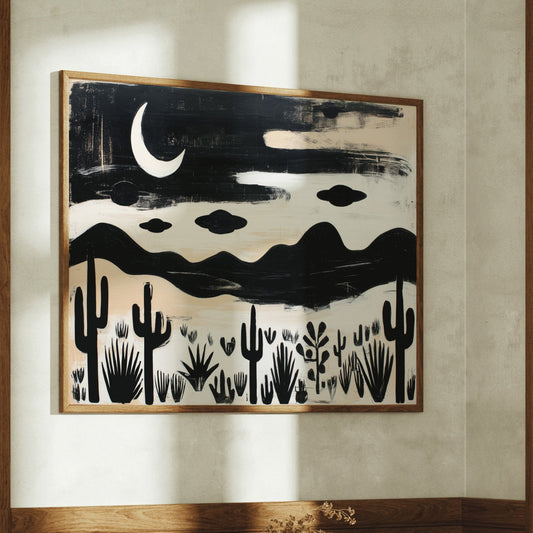 Midnight Cactus Sings Desert Lullabies