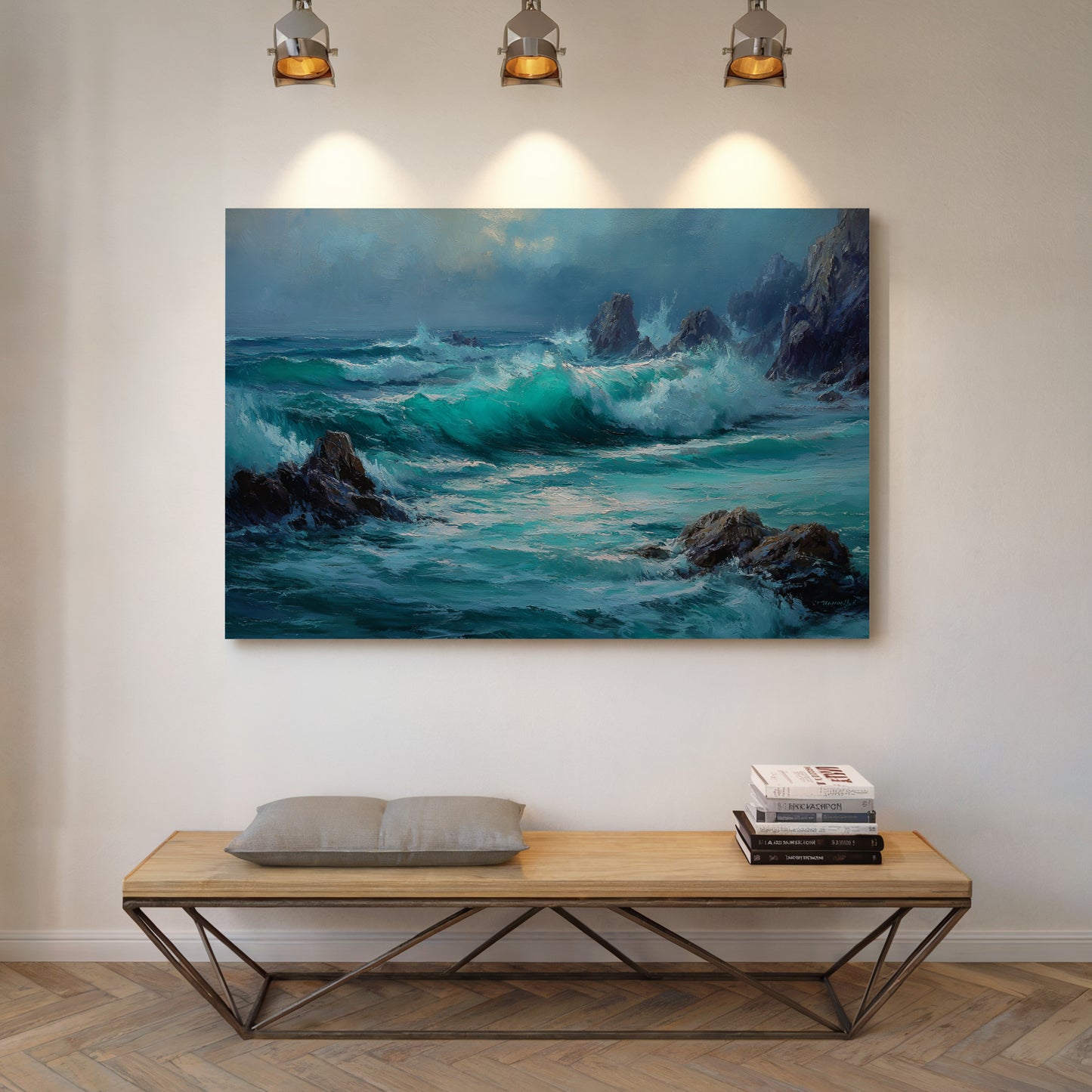 Ocean Symphony In Turquoise Light