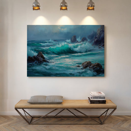 Ocean Symphony In Turquoise Light
