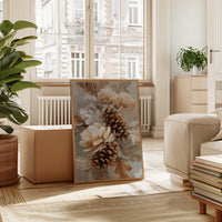 Pine Cones Dance In Winter Light