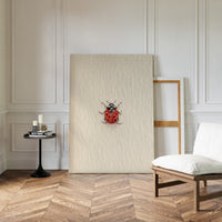 Tiny Ladybug on Paper