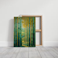 Bamboo Forest Leads To Dawn