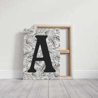 Botanical Letter A Monogram
