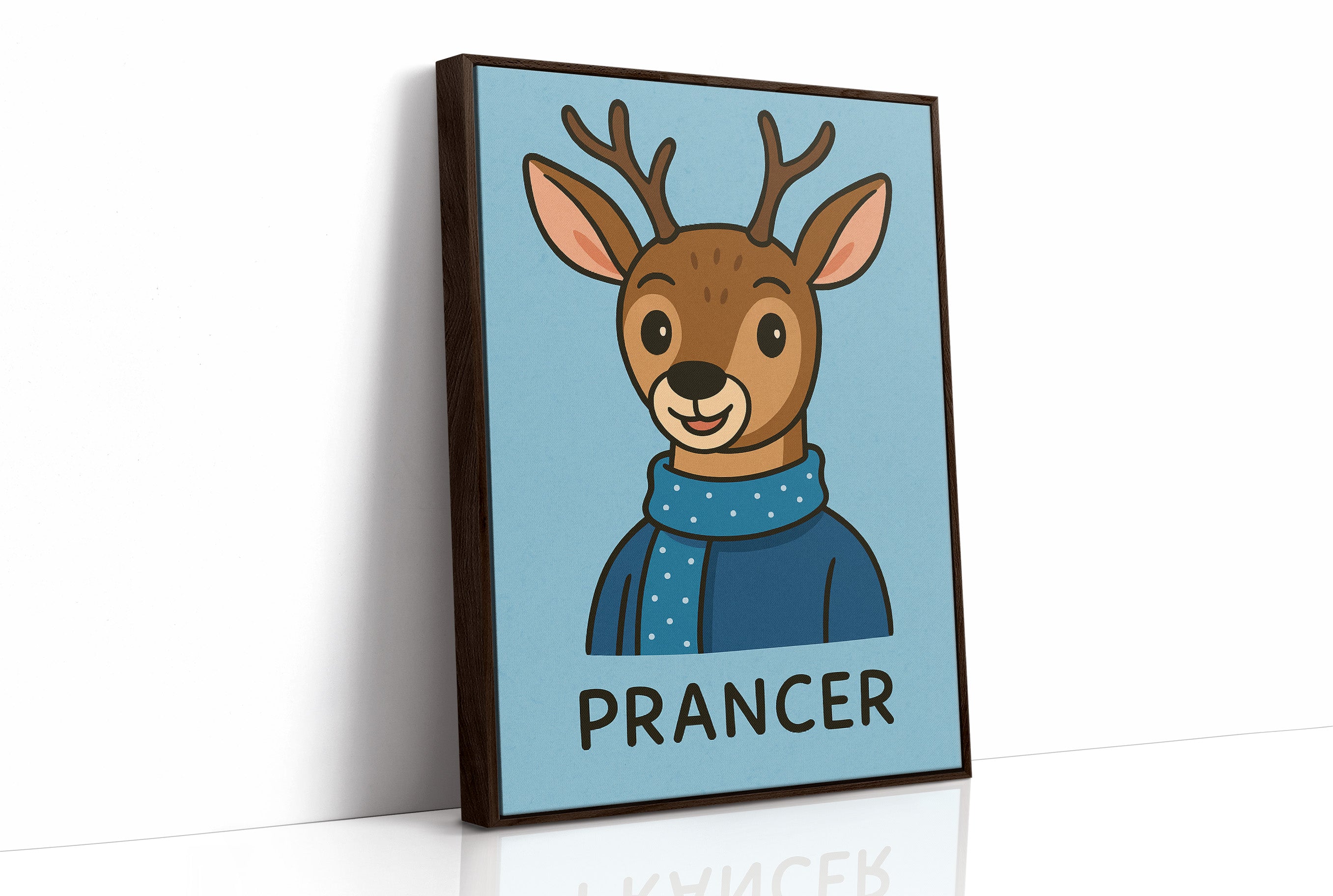 Reindeer Wears Winter's Joy