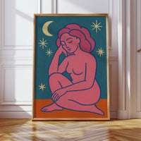 Midnight Muse in Neon Dreams