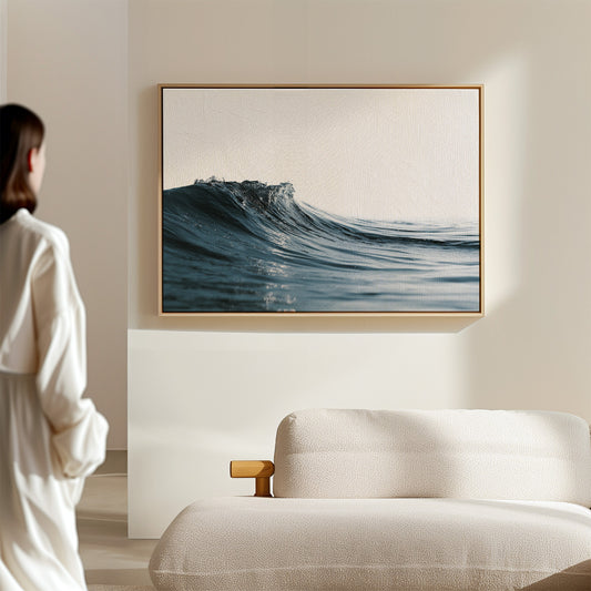 Ocean's Pulse Catches Morning Light