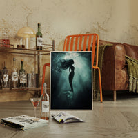 Dancer Beneath the Moonlit Waves