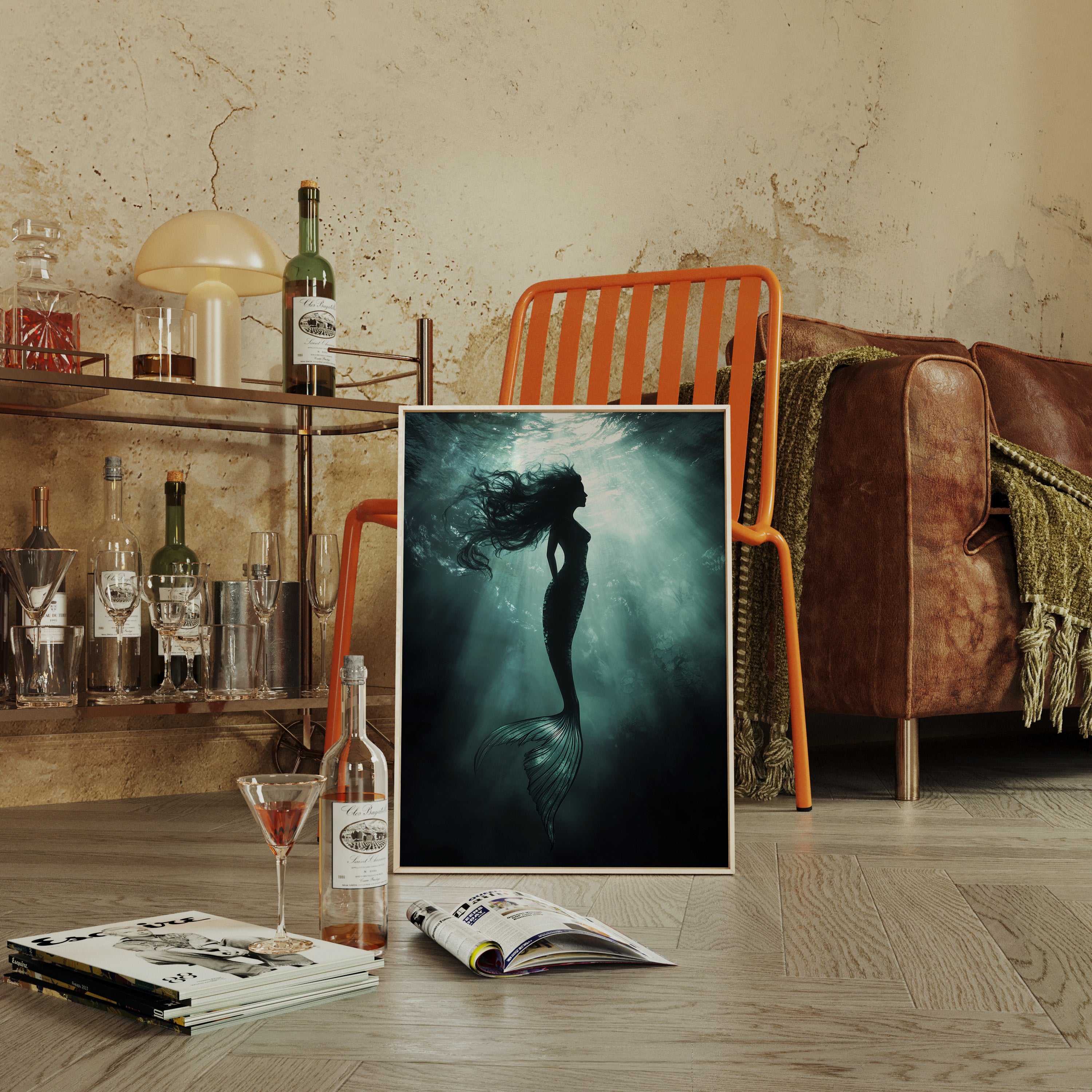 Dancer Beneath the Moonlit Waves