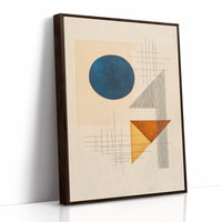 Geometry Speaks In Ocean Blue