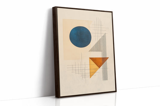 Geometry Speaks In Ocean Blue