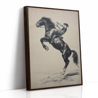 Wild Stallion Dances With Thunder