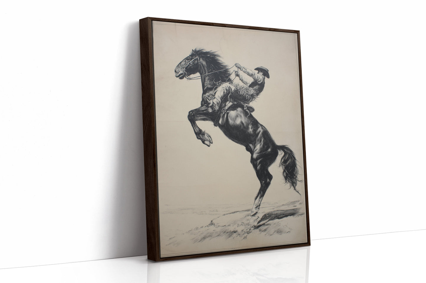Wild Stallion Dances With Thunder