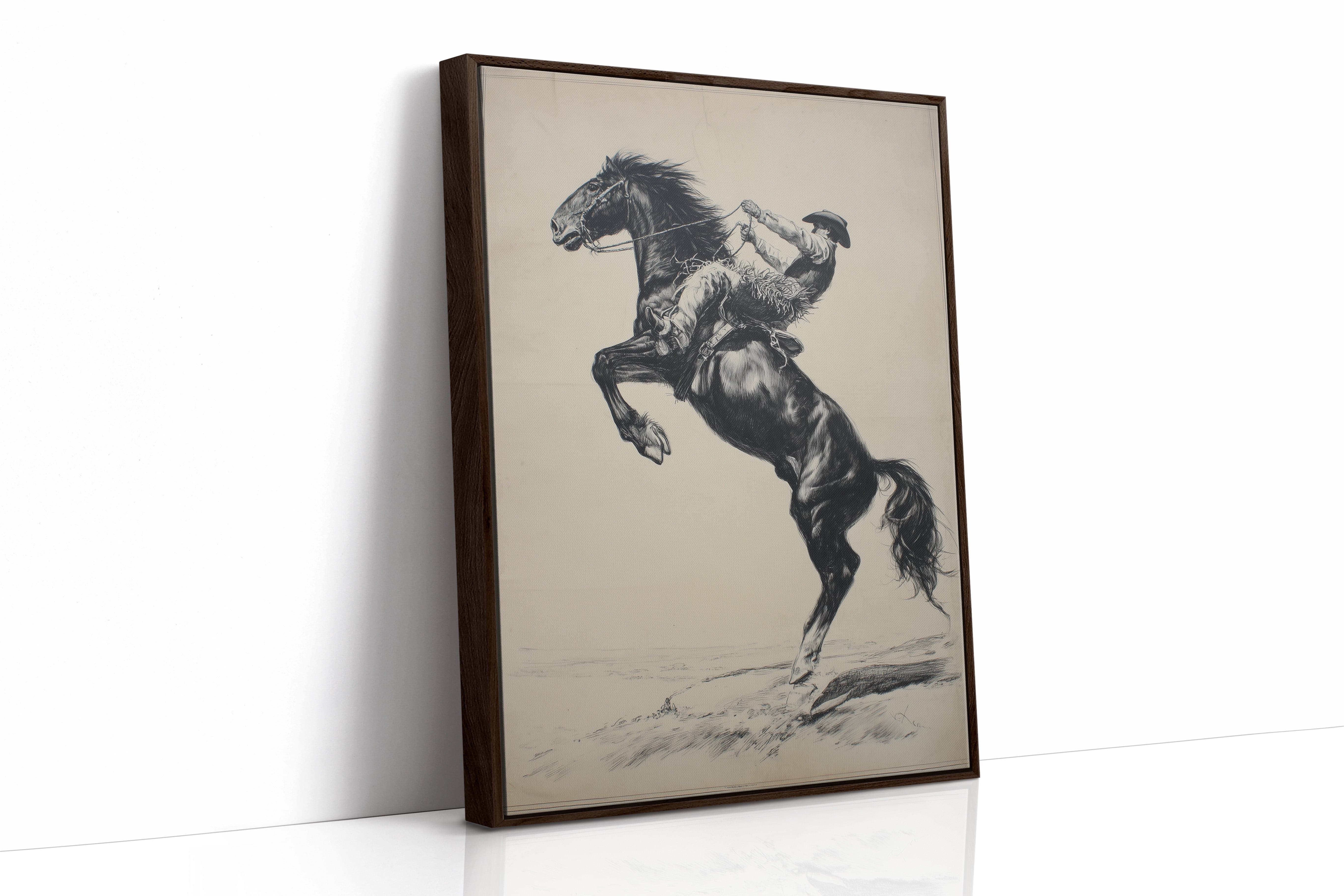 Wild Stallion Dances With Thunder