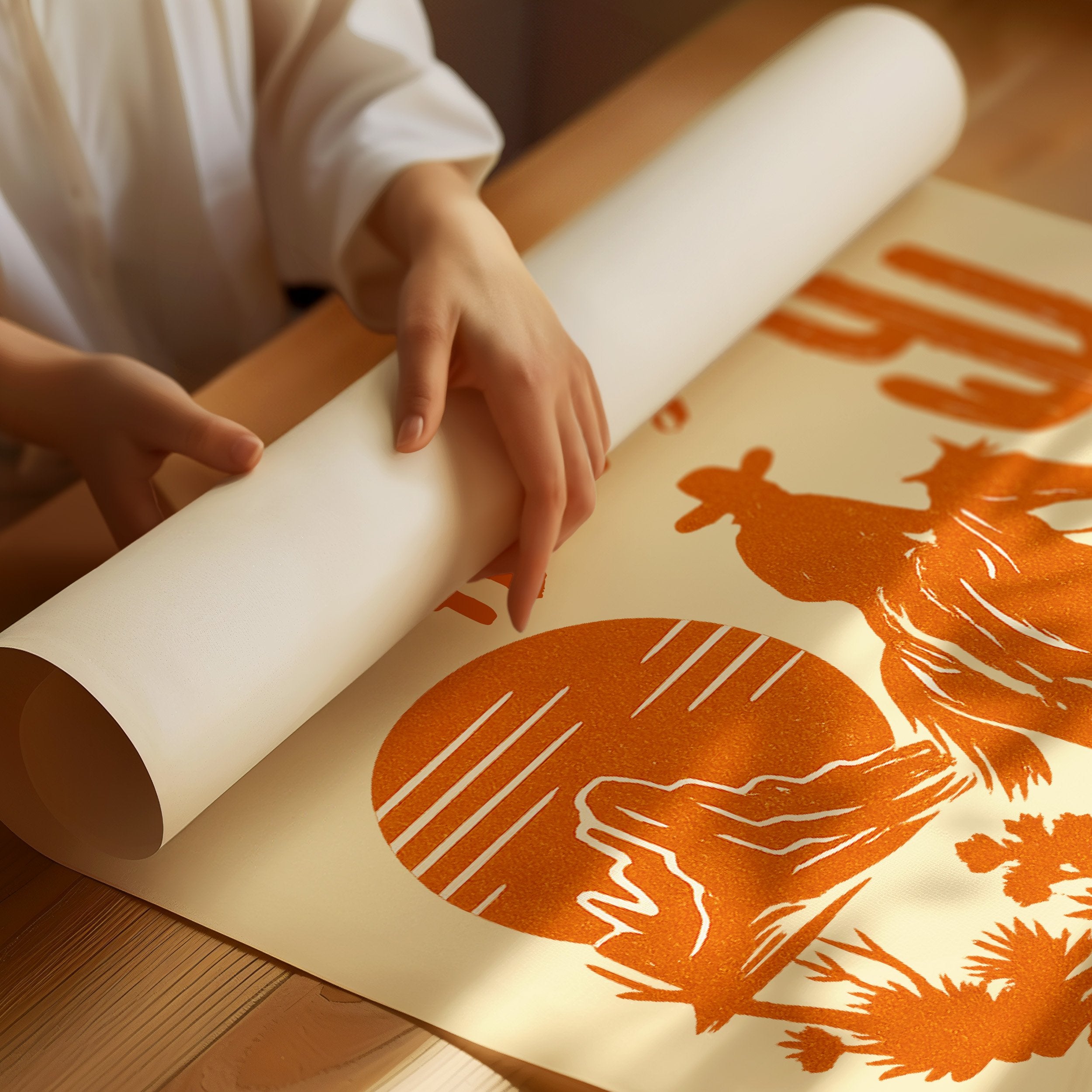 Sunset Trail Through Mesa Country