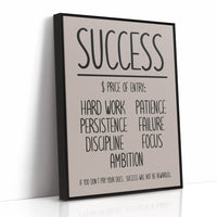 Success: Price of Entry Typography