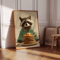 Morning Feast with a Furry Friend