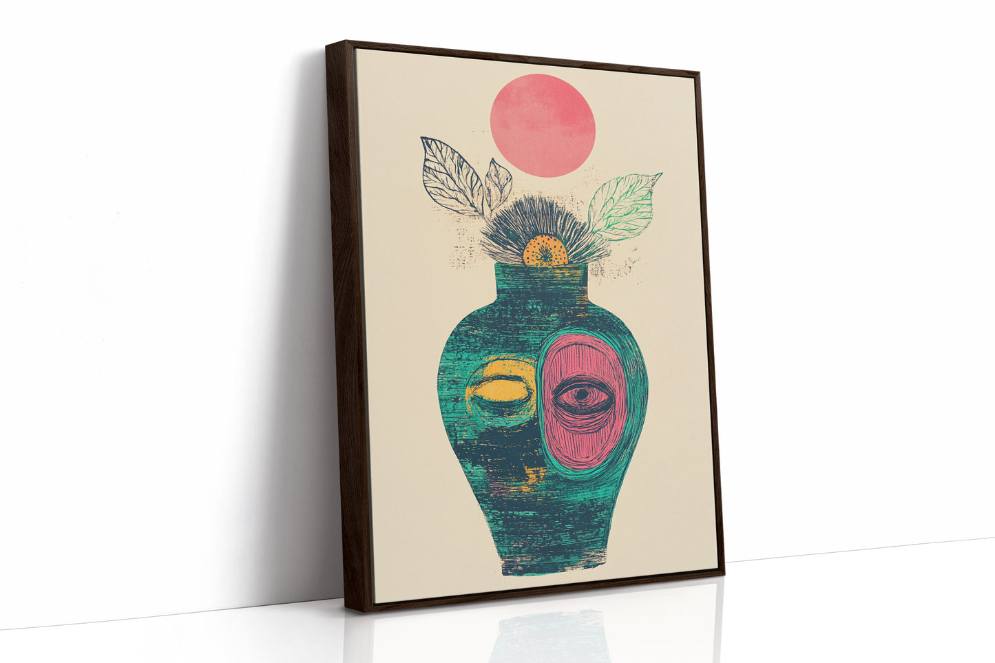 Moonlit Vase Holds Ancient Stories