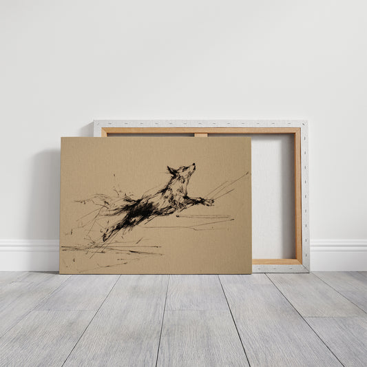 Wild Spirit Captured In Gestural Ink