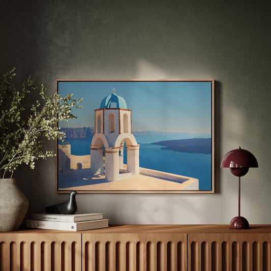 Aegean Light Bathes Sacred Heights