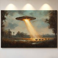 Strange Light Over Pasture Land