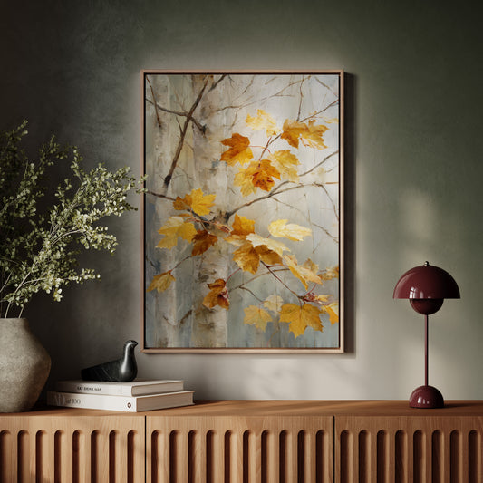 Autumn Light Catches Golden Wings