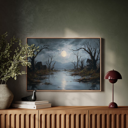 Moonlit Reflections on Forgotten Lands