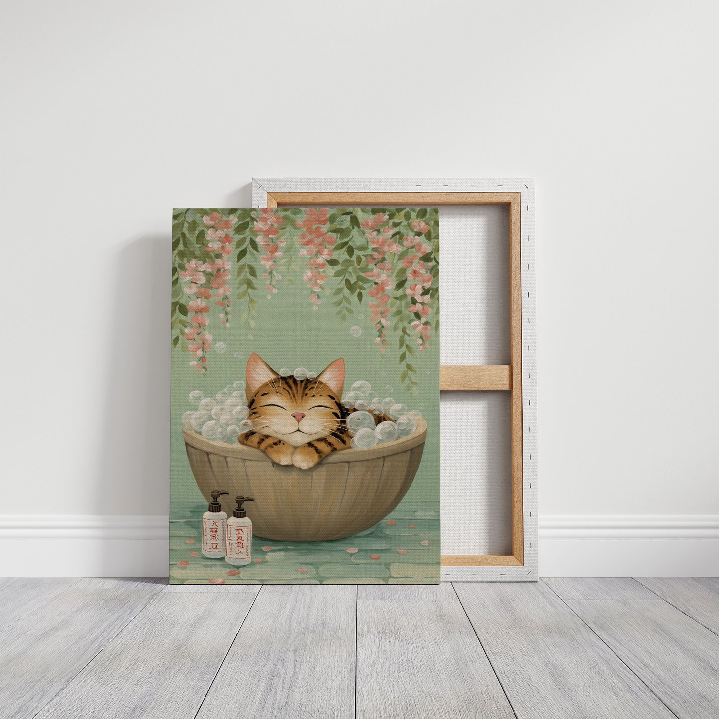 Bubble Bath Under Cherry Blossoms