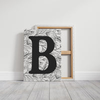 Botanical Letter B Monogram