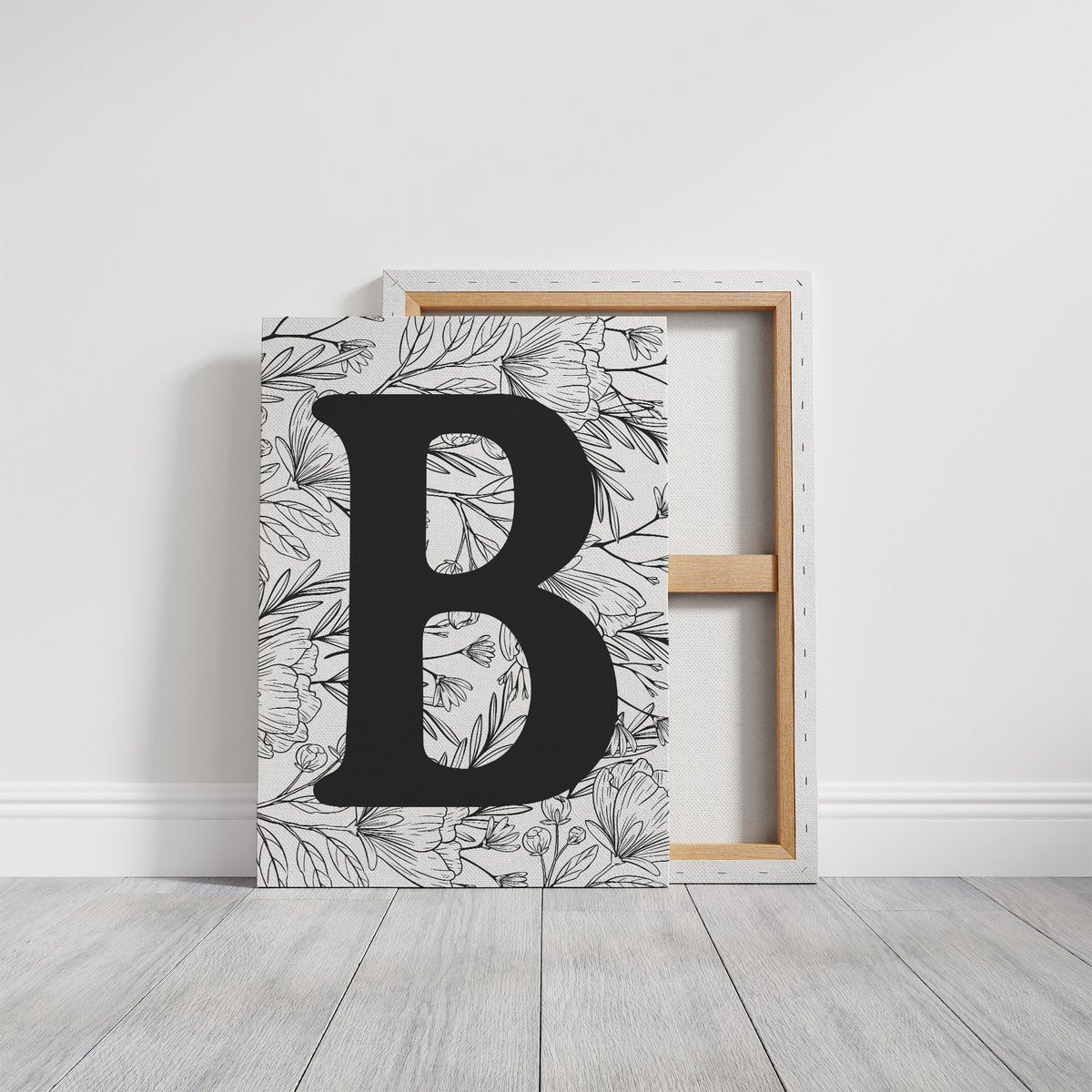 Botanical Letter B Monogram