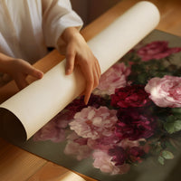 Blush and Burgundy in Bloom