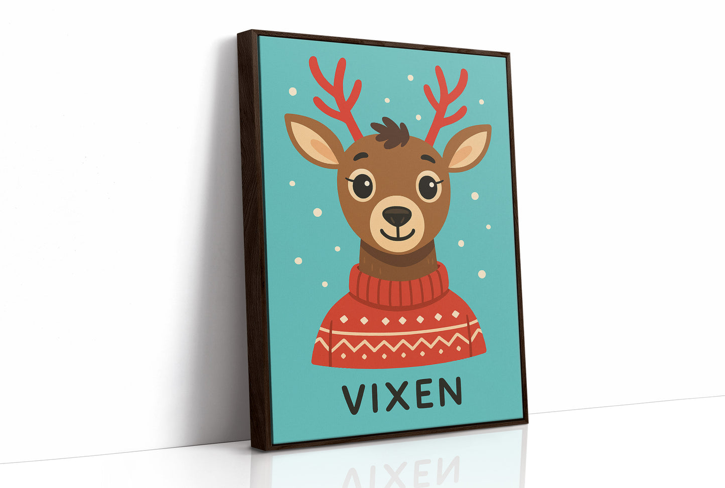 Vixen Wears Winter's Warmth