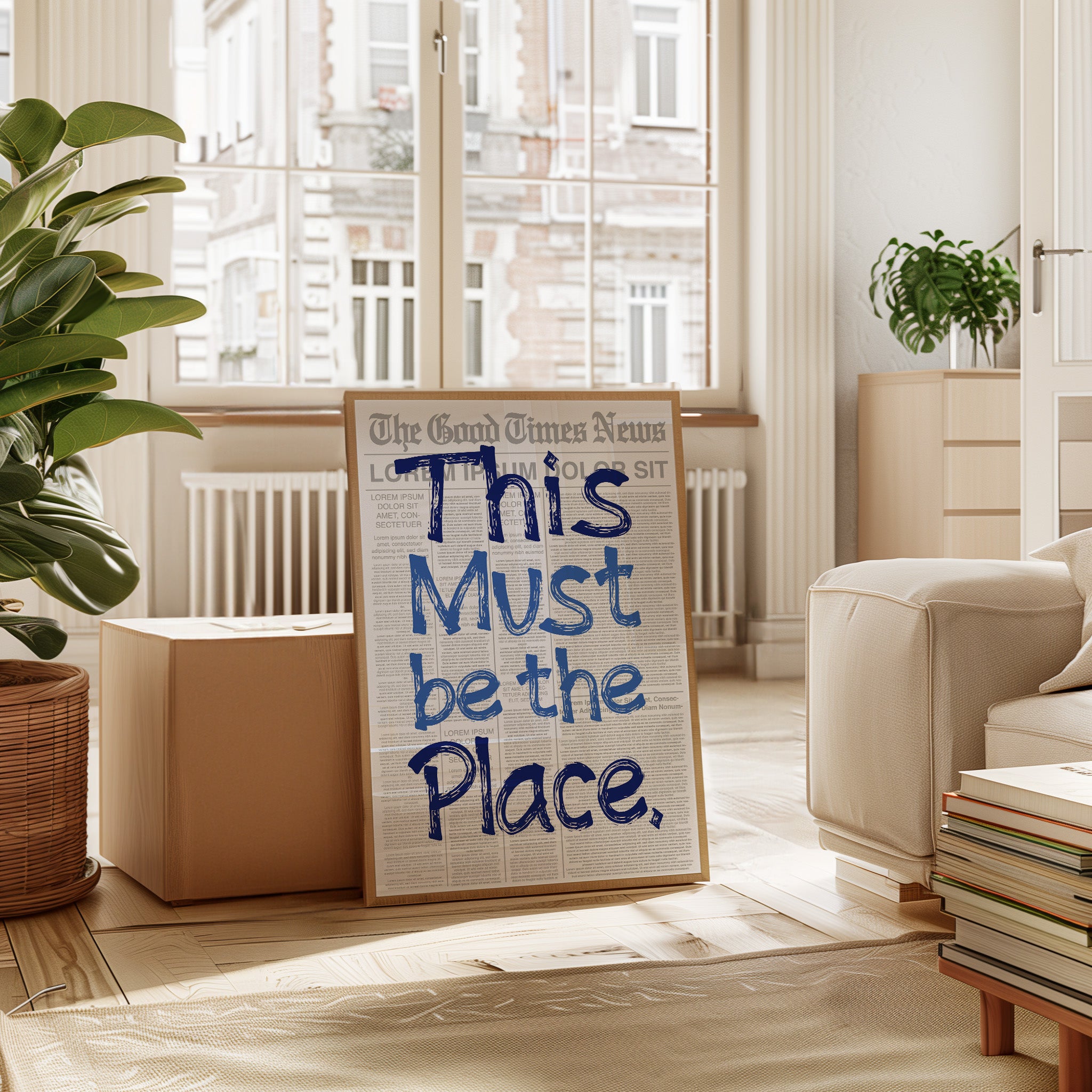 Blue Letters Find Their Home