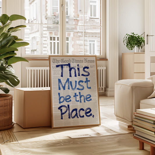 Blue Letters Find Their Home
