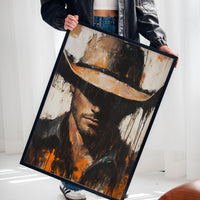 Shadowed Cowboy – Bold Western Expression