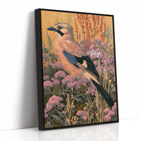 Jay Perched in Golden Light
