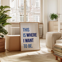 Blue Letters Paint Tomorrow's Promise