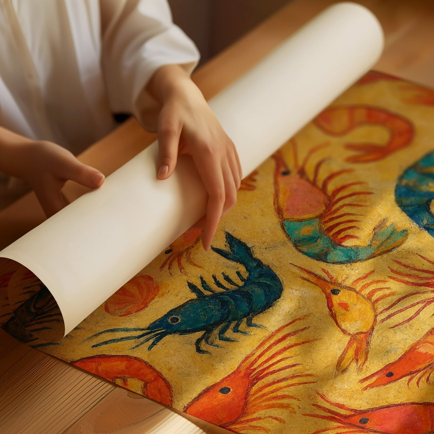 Coastal Creatures Dance Golden Tides