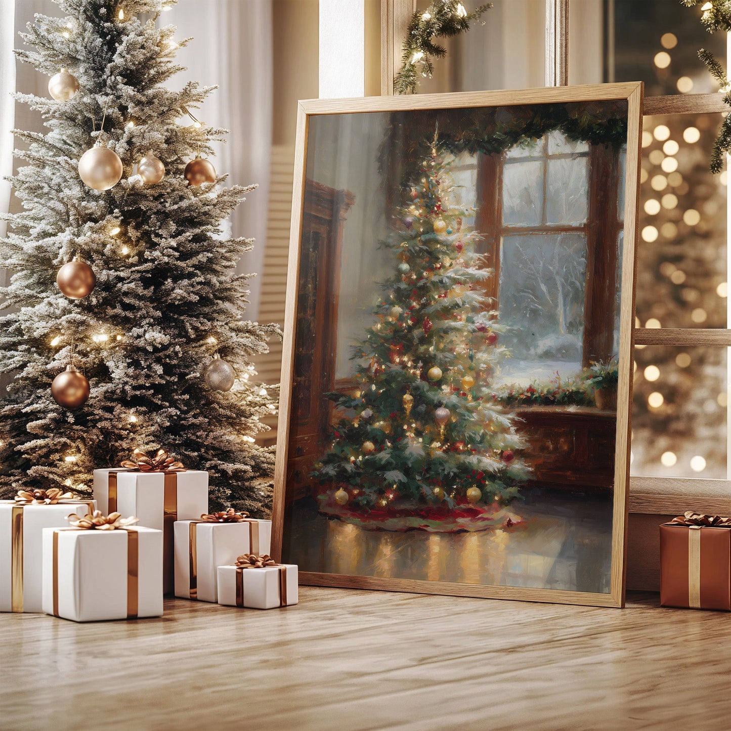 December Stories Through Window Light