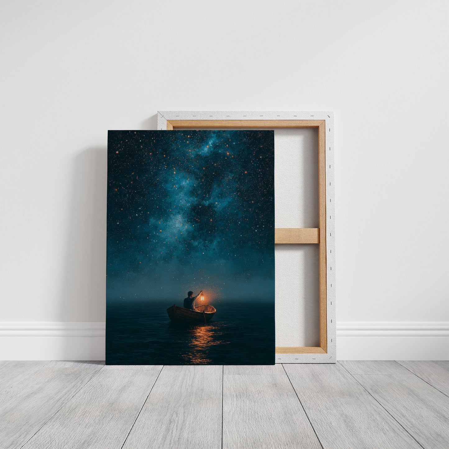 Lantern Boat Beneath The Stars