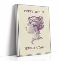 Everything Is Figureoutable Vintage Mind Quote Print