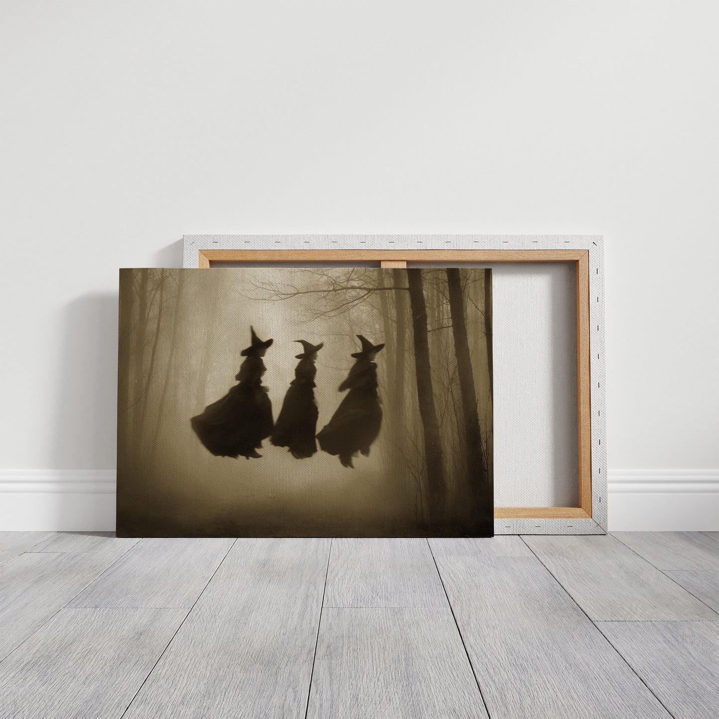 Witches Gather In Misty Woods