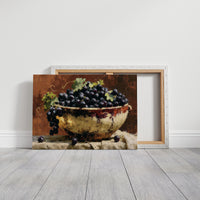 Bowl of Sunlit Grapes