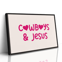 Cowboys and Jesus Western Wall Art