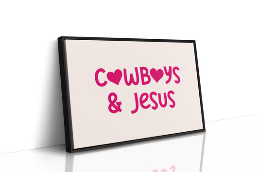 Cowboys and Jesus Western Wall Art
