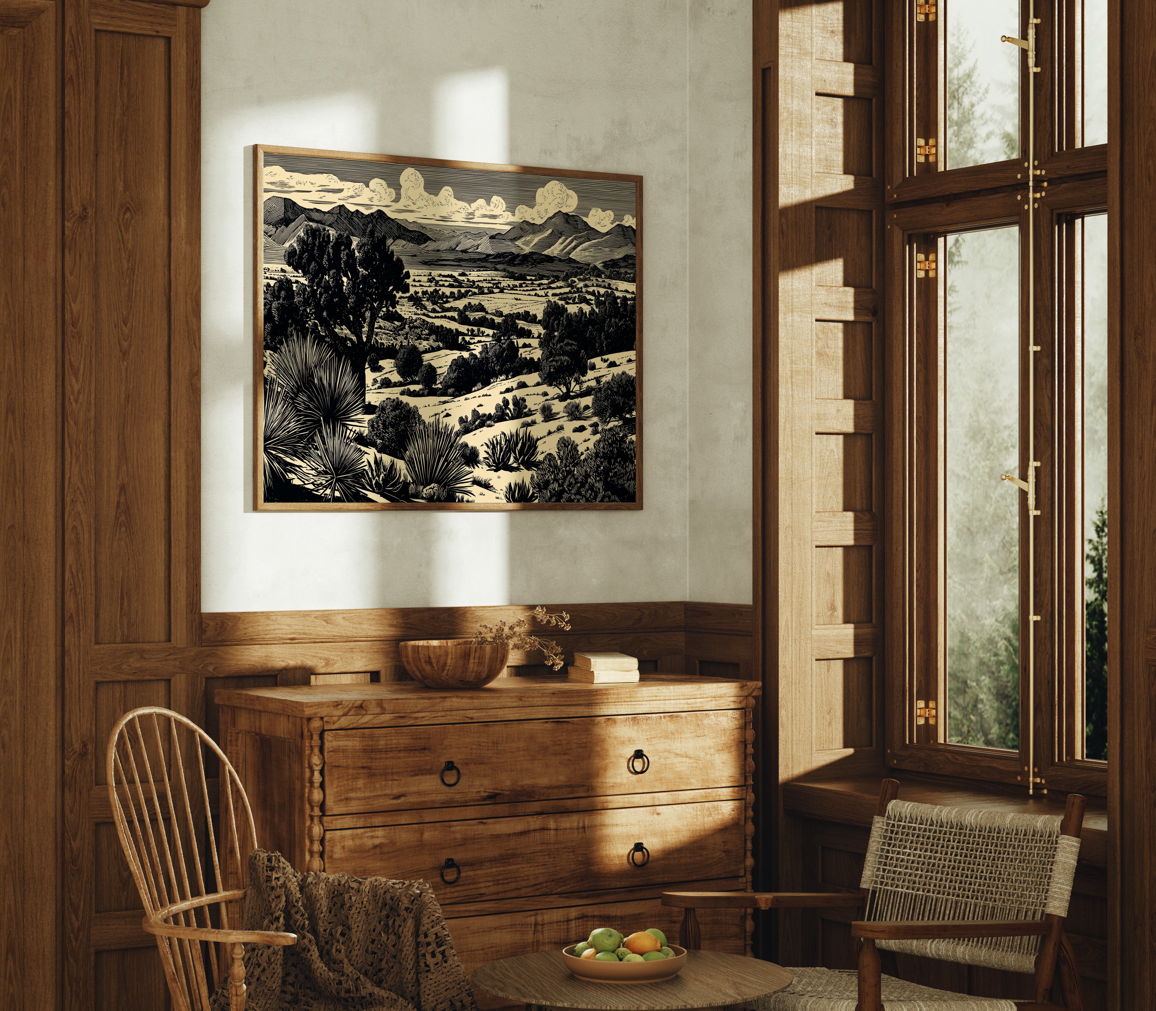 Desert Plains Dance With Mountains