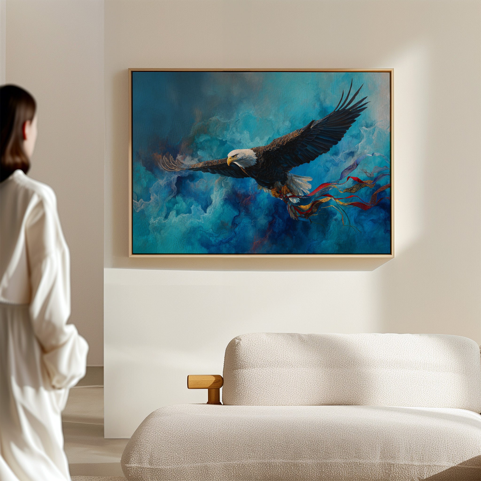 Soaring Through Storm-Painted Skies