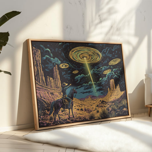 The Arrival Over Monument Valley