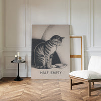 Half Empty Cat