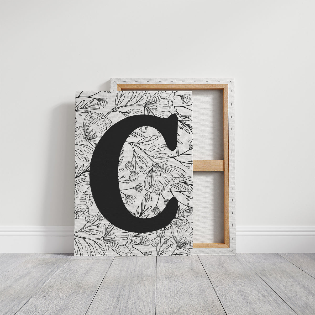 Botanical Letter C Monogram